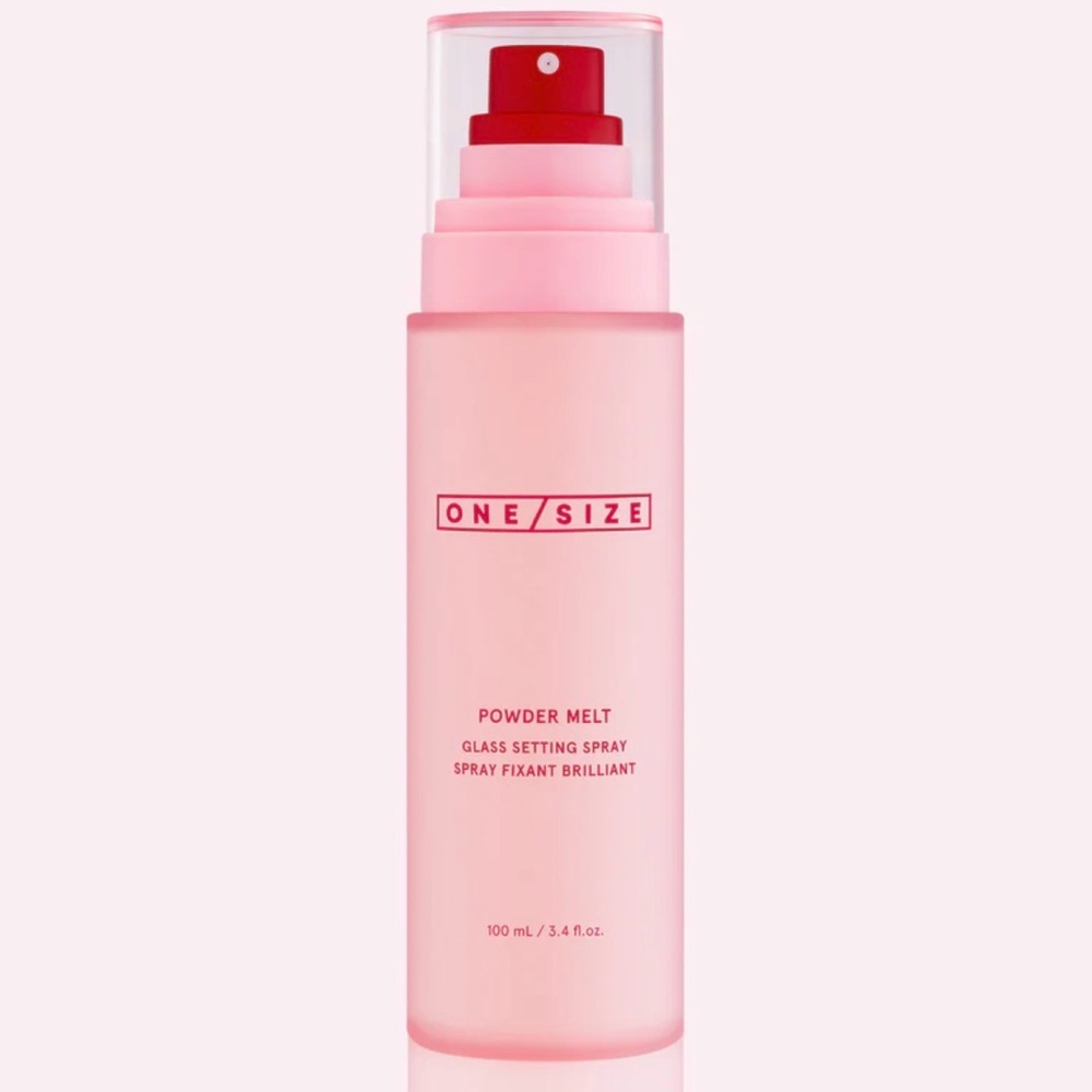 ONE/SIZE Powder Melt Glass Setting Spray - Soft Pink